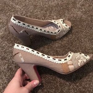Kenzie Sz 10 Peep Toe Heels